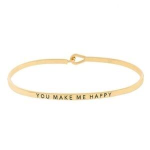 You make me happy bracelet